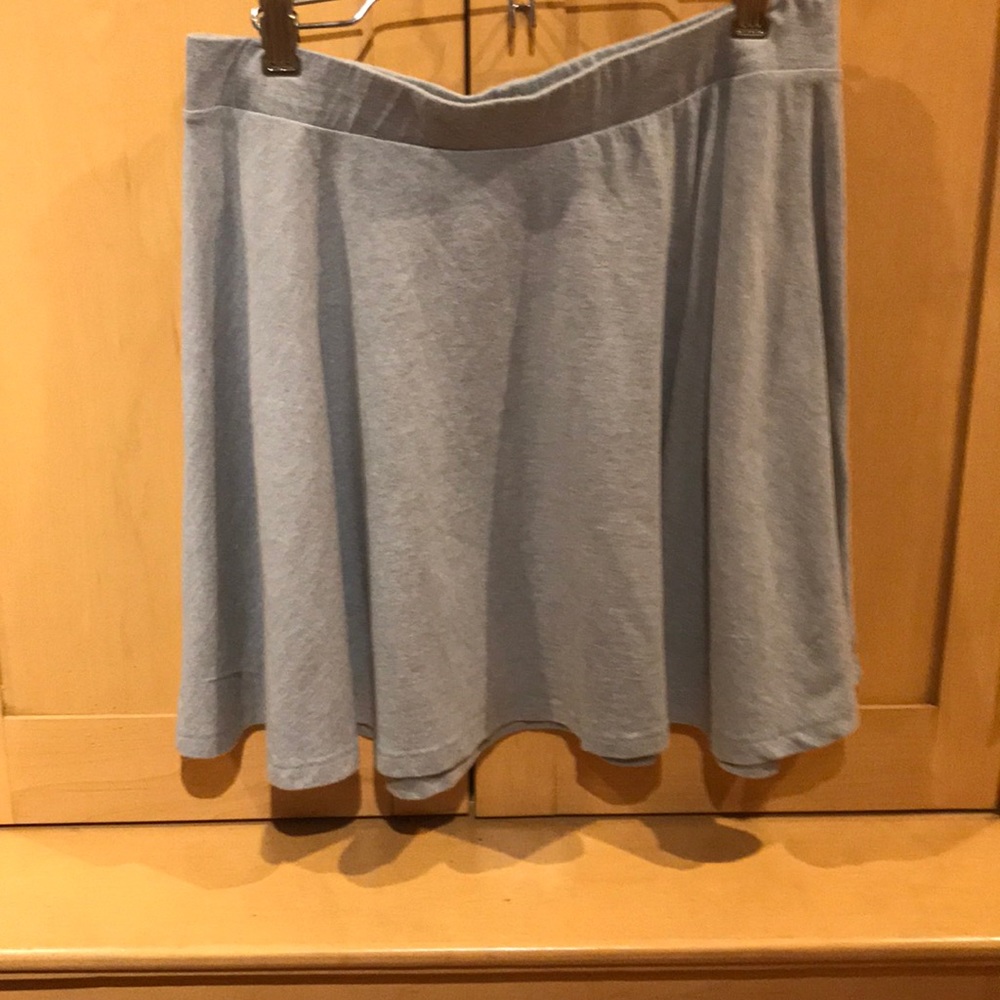 Cotton grey skirt